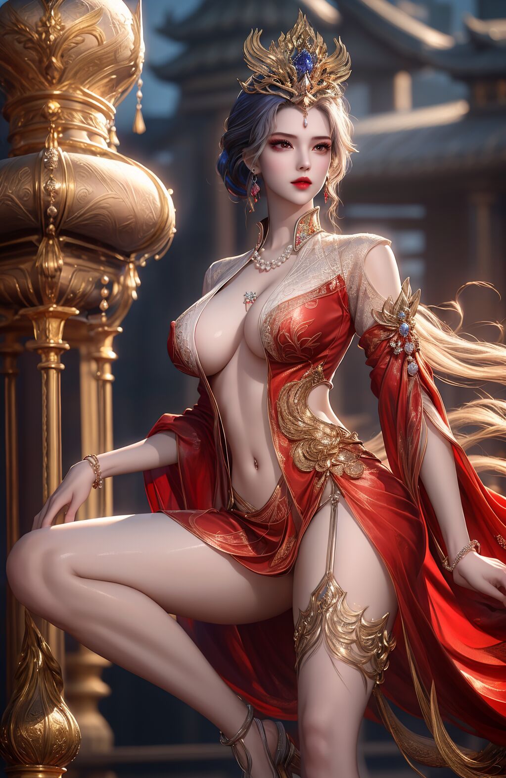 [AI Generated] Douluo Dalu Bibi Dong’s imperial concubine outfit